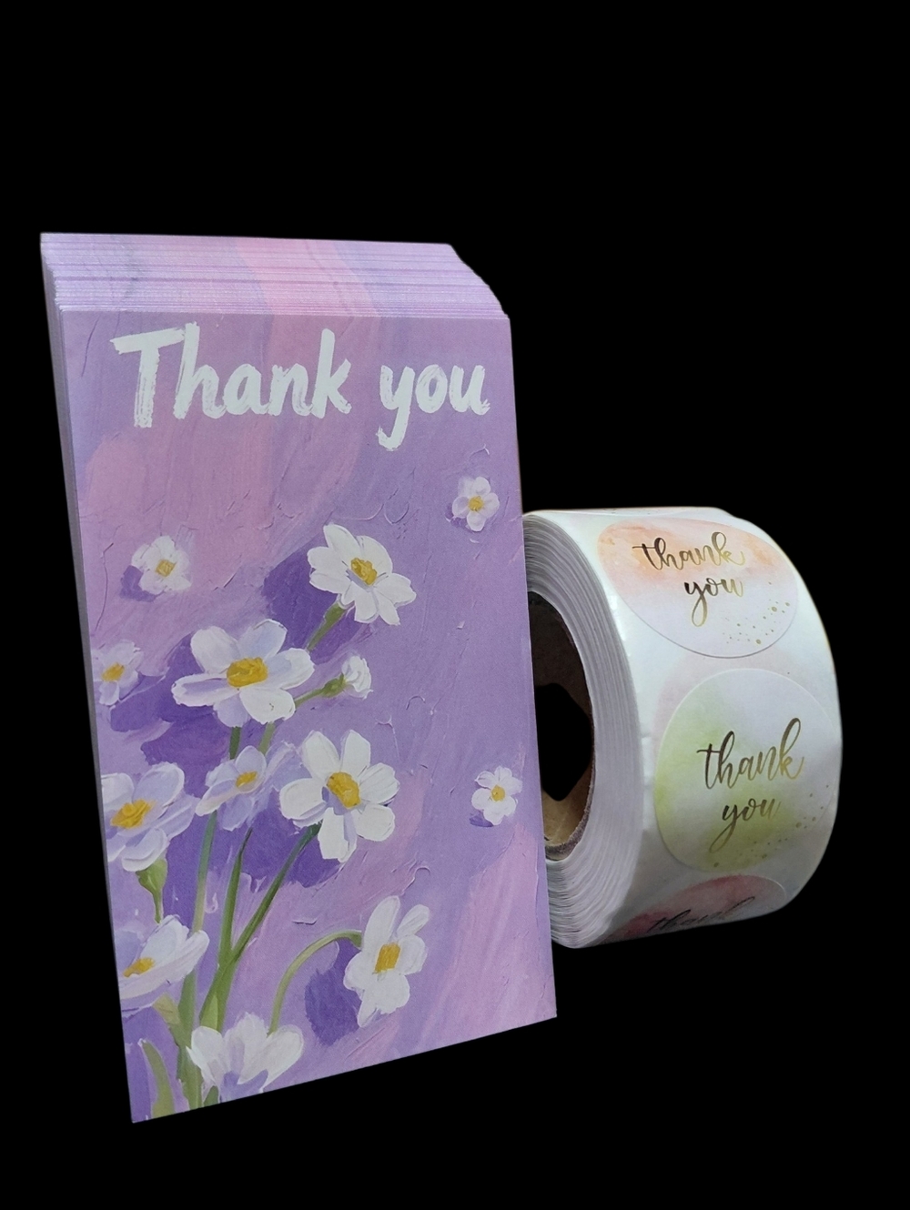 550ct. 50ct. Thank You Cards 500ct. Stickers Bonus 3 Random Polys 3.54x2.1 - Picture 4 of 6